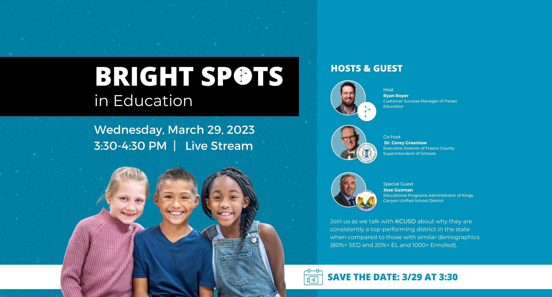 Bright Spots in Education Webinar: KCUSD
