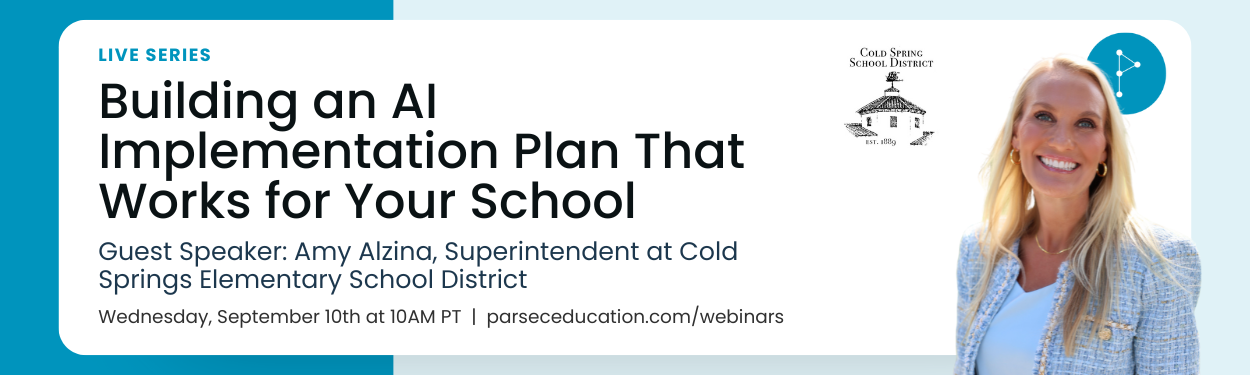 Amy webinar header for Cold Springs Elementary School District