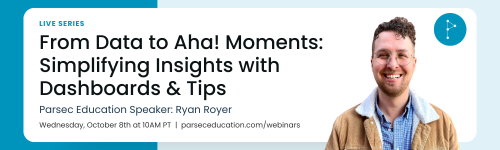 Ryan Royer webinar overview simplifying data dashboards and best practices